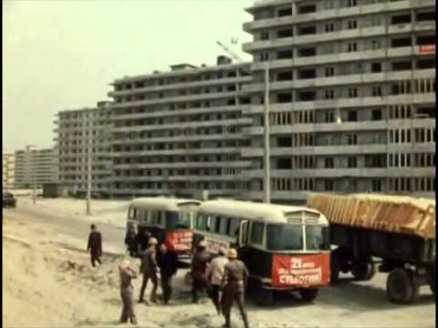 Оболонь. Строительство 3-го и 4-го микрорайонов, 1973 год